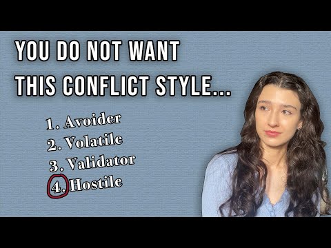 The 4 Couple Conflict Styles (+which to avoid)