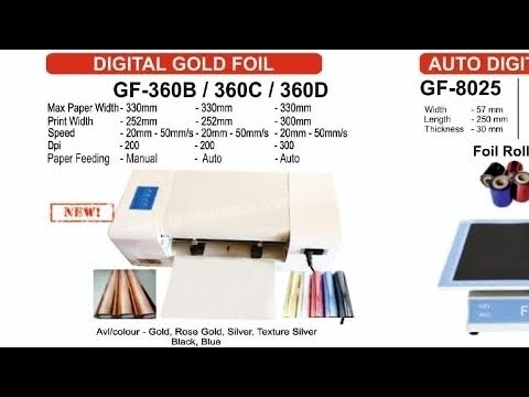 Golden Foil Printing Machine GF-360C