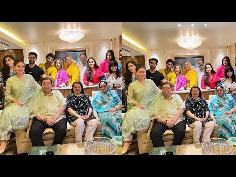 Kareena Kapoor,Alia Bhatt,Ranbir Kapoor,Babita,Neetu Kapoor celebrate Raksha Bandhan with Family