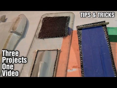Working With Carbon Fiber - Carbon Fiber Hatch - Rc Boat Hull/Hatch Repair - DIY Carbon Fiber Plate