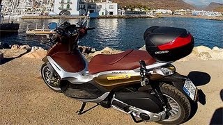preview picture of video 'Piaggio Beverly 300ie 2012, Scooter ride from Puerto de Mogan to Playa del Ingles, Gran Canaria'