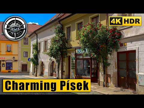 A Town I Love | Summer Walk in Písek – Hidden Czech Beauty | 4K HDR