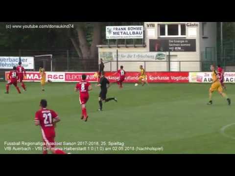 VfB Auerbach - VfB Germania Halberstadt 1:0 (1:0), Regionalliga Nordost Saison 2017-2018