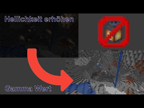 Never light up again |  everything is bright with "Gamma on 1000%" |  MinecraftTutorial