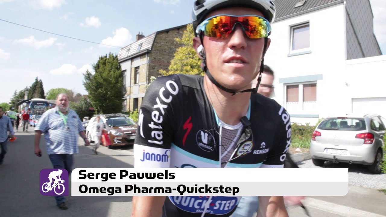 Rider reactions from Fleche-Wallonne 2014 - YouTube