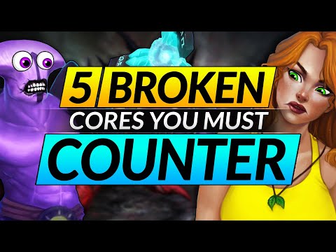 How to Counter the 5 MEGA BROKEN CORE HEROES - Best Drafting and Picking Tips - Dota 2 Guide