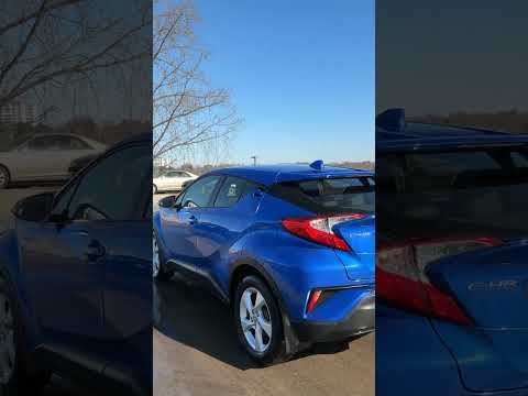 2019 Toyota C-HR in Blue for sale at Forbes Waterloo Toyota in Waterloo, ON