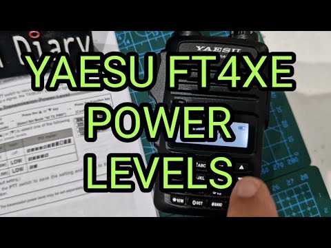 YAESU FT4XE - Power Levels 5 Watt - 2.5 Watt 0.5 Watt