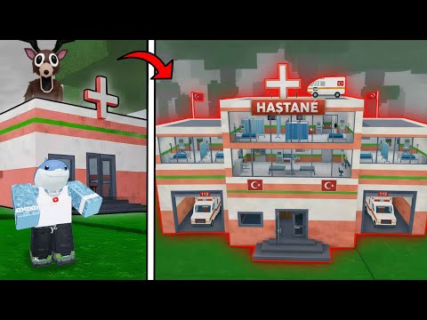 I BUILT A SUPER LEGENDARY HOSPITAL WITH ADMIN PRIVILEGES!! 🏥⚡🔥 - 99 Nights in the Roblox Forest 🌲🌙