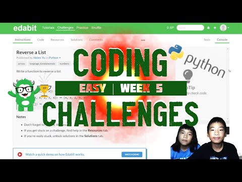 Learn To Code Python Coding Challenges In Easy Week 5