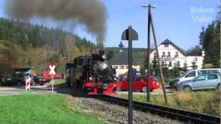 preview picture of video 'Aquarius C im Erzgebirge - Dampflok - Züge - Steam Train'