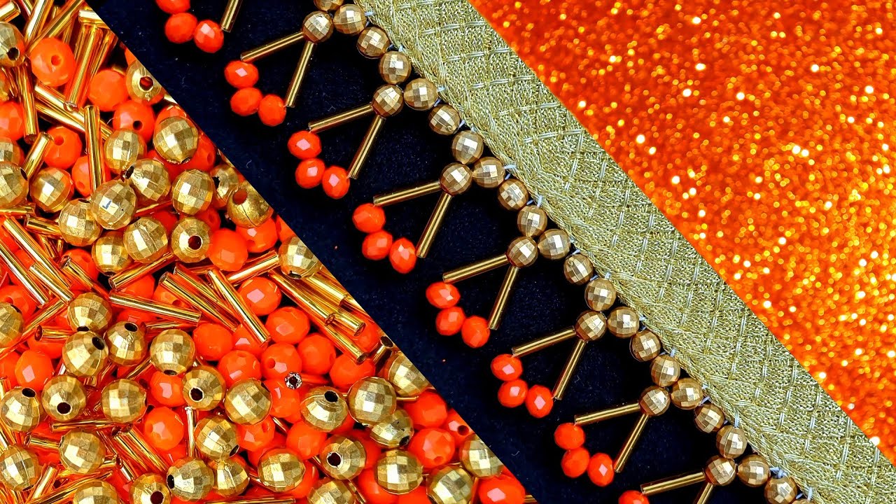 Very beautiful and easy embroidery tutorial#DIY🧡💫🧡