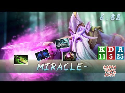 Miracle playing Dark Seer 9.1k MMR patch 6.88