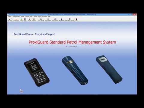 ProxiGuard - Export and Import - Save settings and checkpoint names.