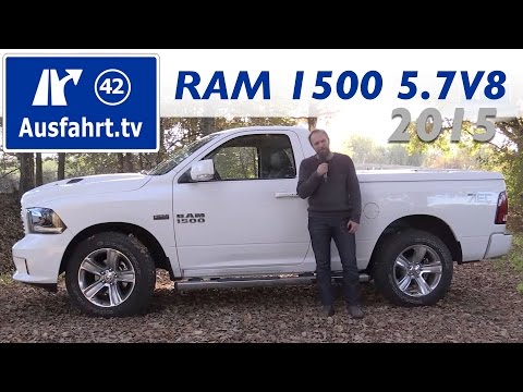 2015 RAM 1500 Regular 5.7L V8 - Fahrbericht der Probefahrt, Test, Review (German)