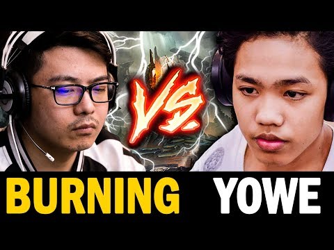 EPIC GAME!! Rank 88 Yowe Invoker vs Legendary Player BurNIng VS | Dota 2 Invoker