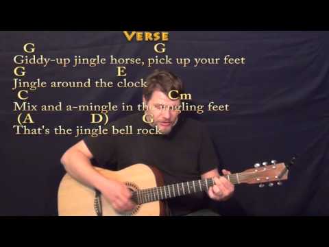 Jingle Bell Rock (CHRISTMAS) Strum Guitar Cover Lesson in G with Chords/Lyrics