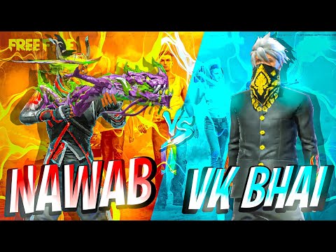 Nawab Vs Vk Bhai | Don't Amazing One Tap Headshot | Garena Free Fire
