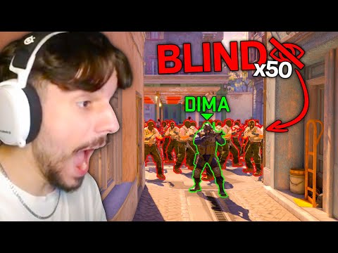 DIMA vs. 50 BLIND PLAYERS (1v50)
