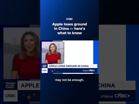 Apple loses ground in China — here's what to know