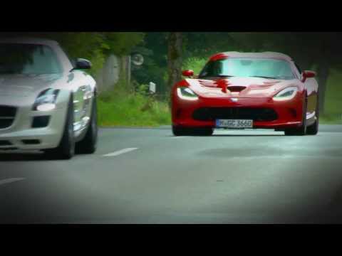 Mercedes SLS AMG GT vs Viper SRT V10 - Test it Teaser