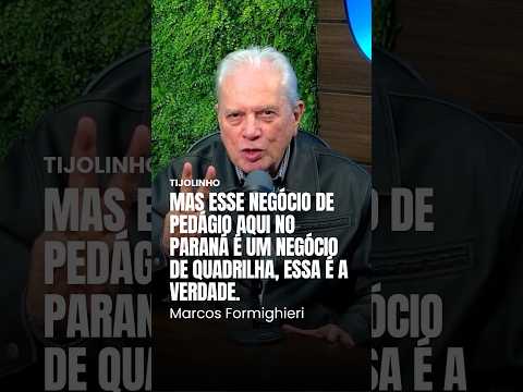 Comentarista questiona pedágios, radares e a arrecadação de multas no Paraná