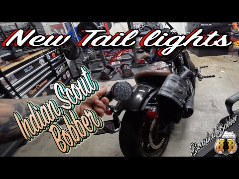 New Indian Scout Bobber Tail lights