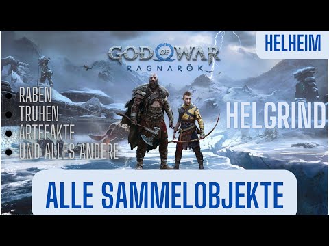 God of War Ragnarök - HELGRIND Alle Sammelobjekte finden (Raben-Truhen-Artefakte)