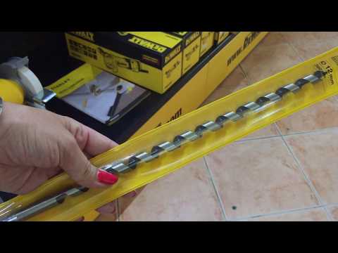 Сверло шнековое DeWALT 12 мм, L общ. 380 мм, L раб. 280 мм (DT4636)