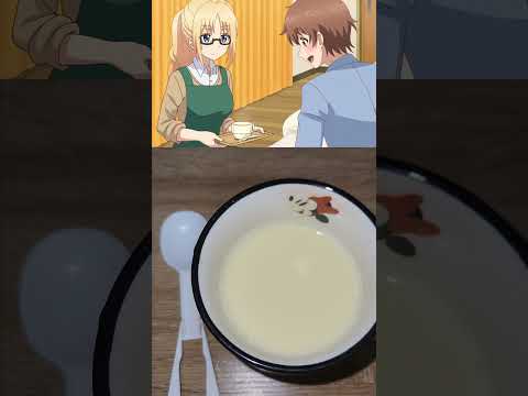 술은 부부가 된 후에(Love is Like a Cocktail) - 계란술(Egg Liqueur) #drink #anime #shorts #egg #음료 #계란술 #먹스타그램