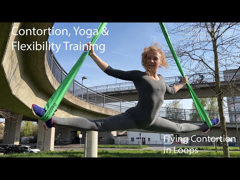 Contortion Training by Flexyart 245:  Flying Contortion  - Also for Yoga, Poledance, Ballet, Dance