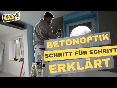 Sichtbeton in der Küche spachteln 🤩🤩