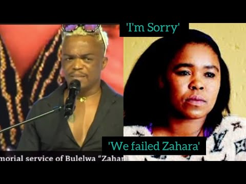 Somizi s emotional speech at Zahara s memorial admitting mistreating her & Apologising, FULL VIDEO