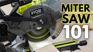 How to Use a Miter Saw | RYOBI Tools 101