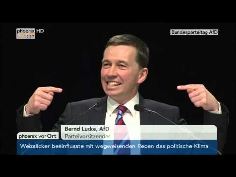 AfD-Parteitag: Reden von Frauke Petry und Bernd Lucke am 31.01.2015