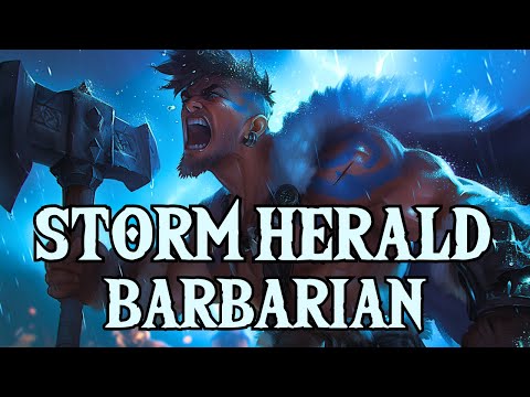 Storm Herald Barbarian D&D Metal Song - Storm of Fury | BardStrike