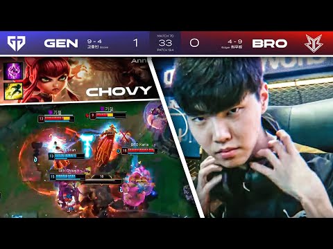 DESTROZO DE ANNIE JUGANDO SU CHOVY 🐻💥 // BRO vs GEN Highlights game 2