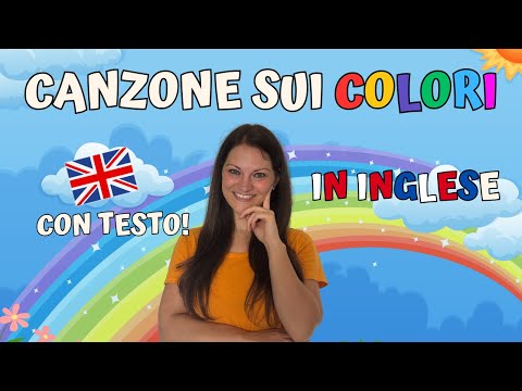 Canzoni in Inglese | Canzone sui Colori in Inglese con Testo e Baby Dance