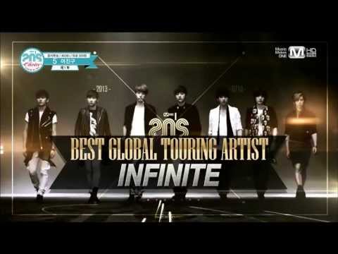 130718 Mnet 20's Choice Infinite - Best Global Touring Artist