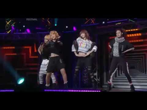 110102 [HQ] 4minute - Intro+I My Me Mine Live
