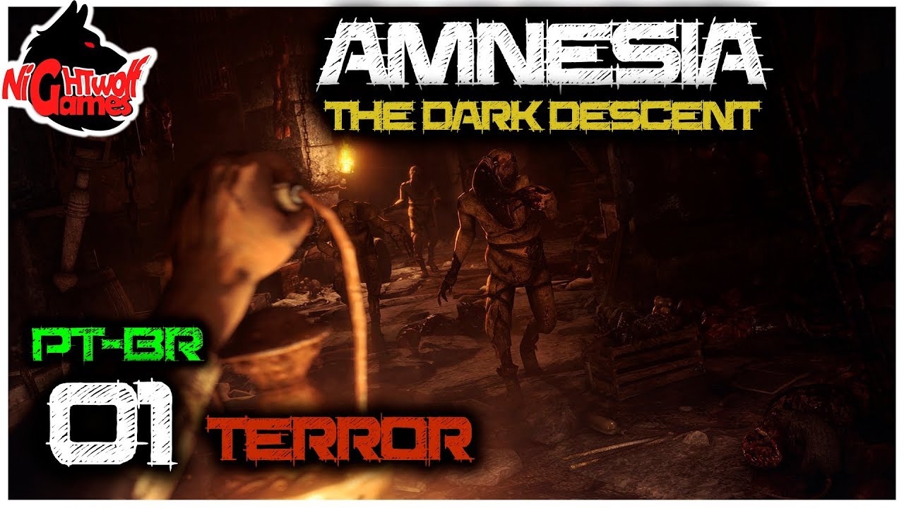 Amnesia - The Dark Descent / Gameplay em Português #01 "Terror Psicológico" PT-BR