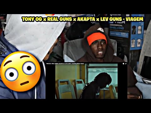 AMERICANS REACT TO: TONY OG x REAL GUNS x AKAPTA x LEV GUNS - VIAGEM [OFFICIAL MUSIC VIDEO]