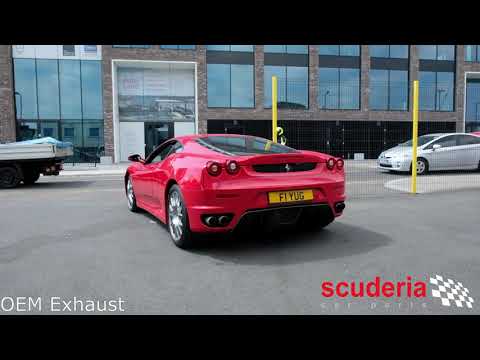 Ferrari F430 - Capristo exhaust BEFORE/AFTER