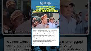 Respons Santai Wapres Gibran saat Jusuf Kalla (JK) Ungkit Jasanya Jadikan Jokowi Presiden RI
