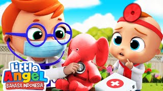 Download lagu Dokter Kecil Akan Merawatmu | Kartun Anak | Little Angel Bahasa Indonesia mp3