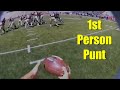What a Live Punt Looks like in 1st Person