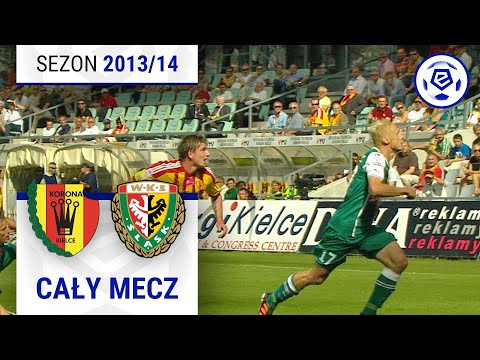 (1/2) Korona Kielce - Śląsk Wrocław | CAŁY MECZ | Ekstraklasa 2013/14 | 1. Kolejka