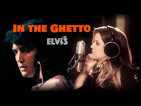Elvis Presley with Lisa Marie Presley - In the Ghetto | Duets  ( Tribute New Edit Video | 2024 ) 4K