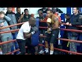 ANTHONY YARDE SHOWS OFF SLICK DEFENSE AS HIS TRAINERS TRY TO BEAT THE CRAP OUT OF HIM DURING WORKOUT