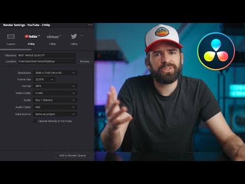 How I Get the Best Video Quality | Davinci Resolve Export Settings